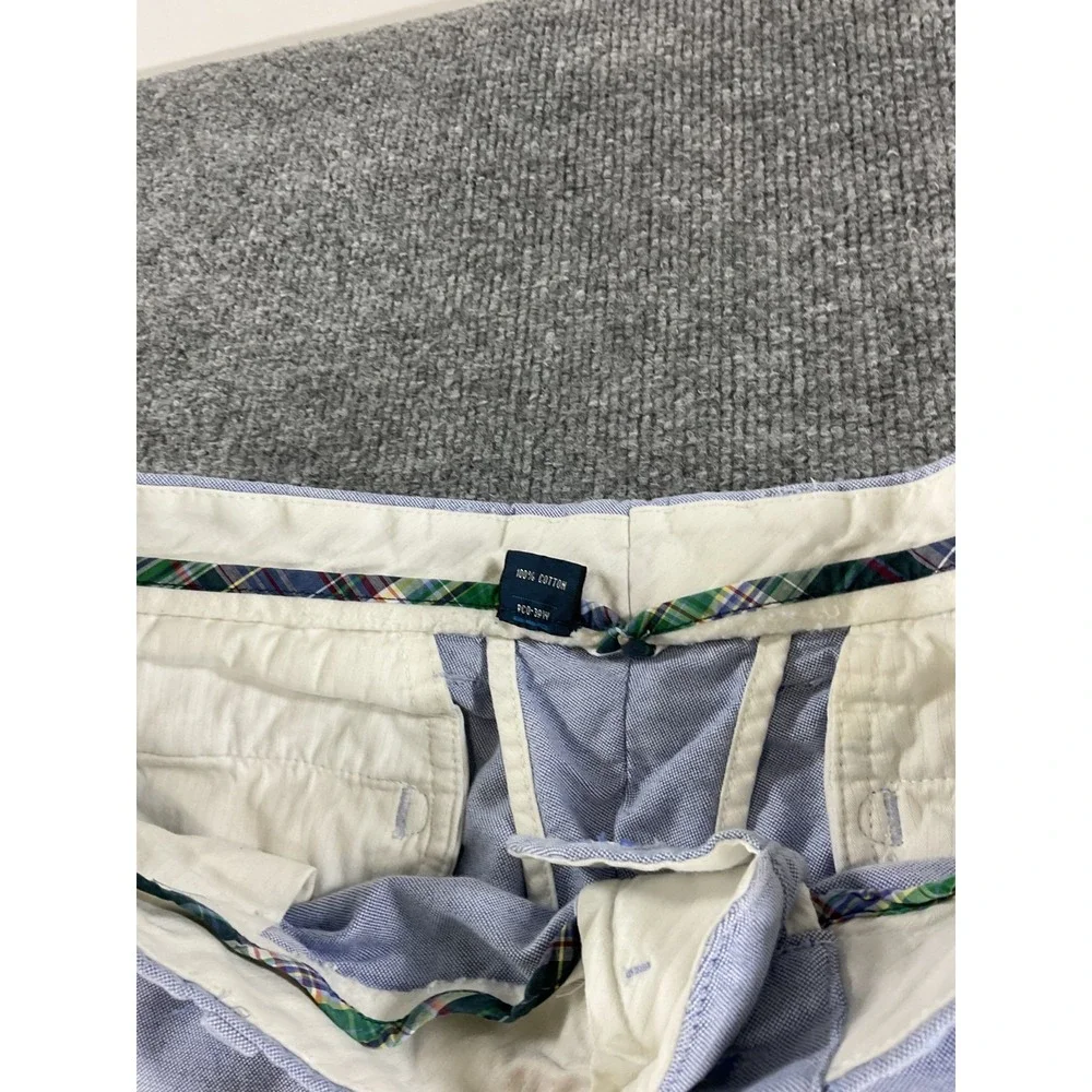 Polo Ralph Lauren Shorts Men's 34 Light Blue Chino Flat Front Classic Fit Casual